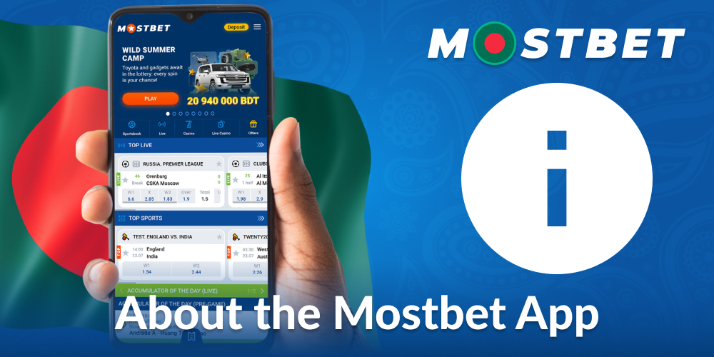 Description of the Mostbet application for Bengalians